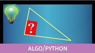 Comment savoir si un triangle est rectangle avec Python ?
