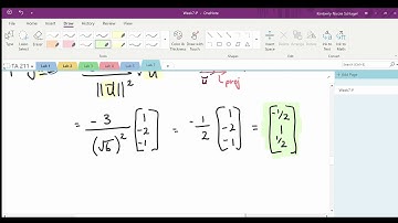 Dot Product, Norm/Length of Vector and Projection