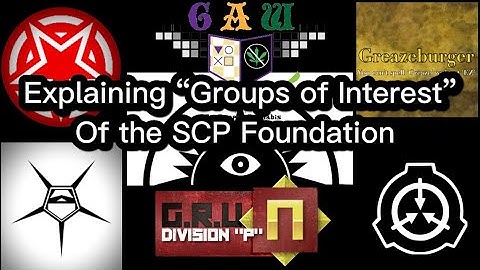 Explaining “Groups Of Interest” of the SCP Foundation | part 3