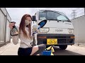 初めて軽バンの手洗い洗車してみたら、色々ととんでもなかった。途中ハプニングも…