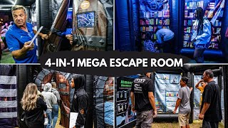 Our Portable, Inflatable 4-in-1 Escape Room in San Diego at College Event with 3,000 Students.