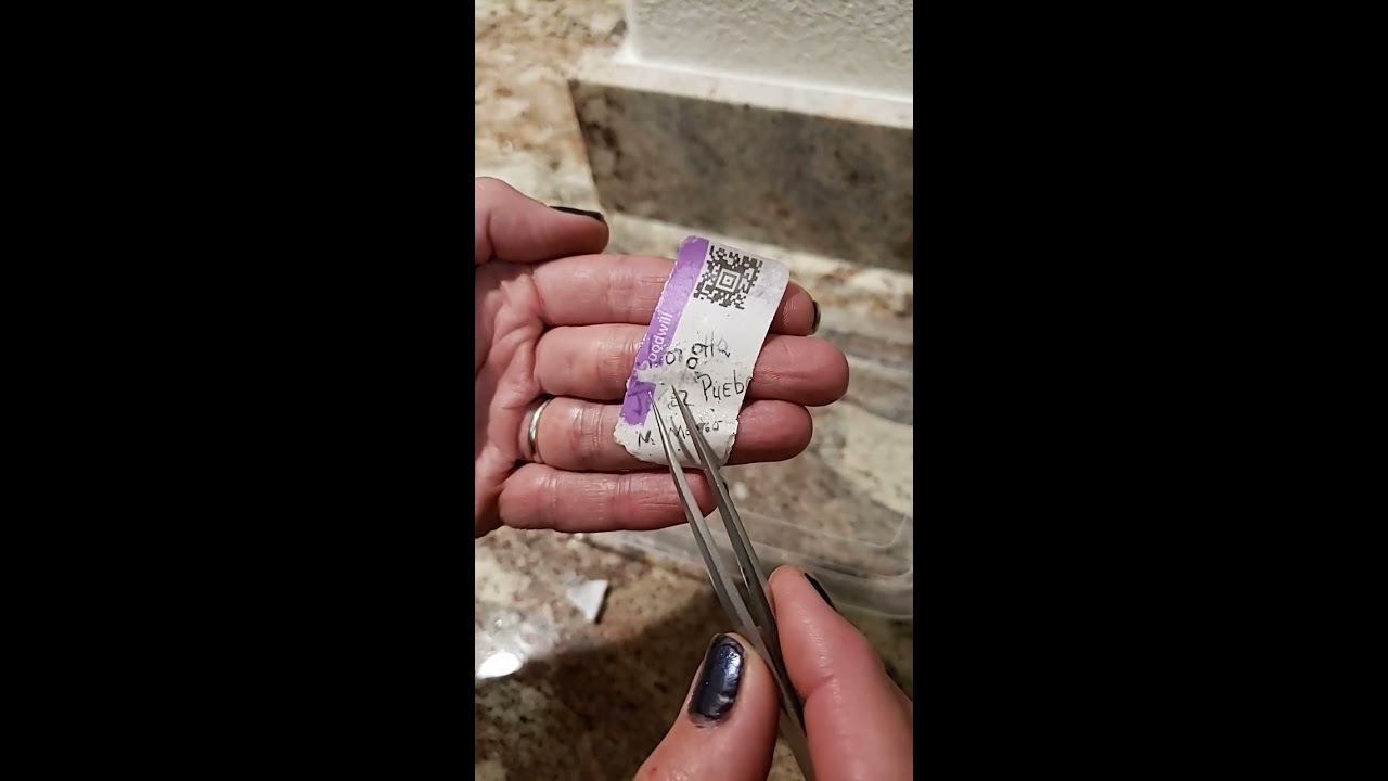  99 GOODWILL STICKER Ruined It Jemez Native American Pottery Removesticker Hack Thrifting