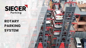 India Largest 12 Cars Rotary Parking System | Sieger at T. Nagar, Chennai