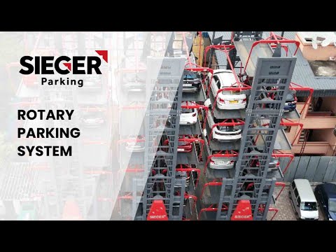 India Largest 12 Cars Rotary Parking System | Sieger at T. Nagar, Chennai
