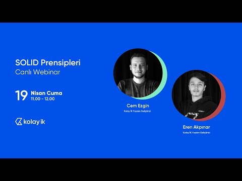 SOLID Prensipleri - Kolay Tech Talks #4