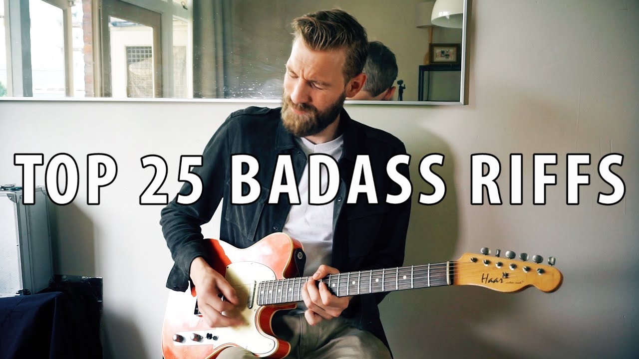 Le top 25 des riffs de guitare BadAss   travers les annes