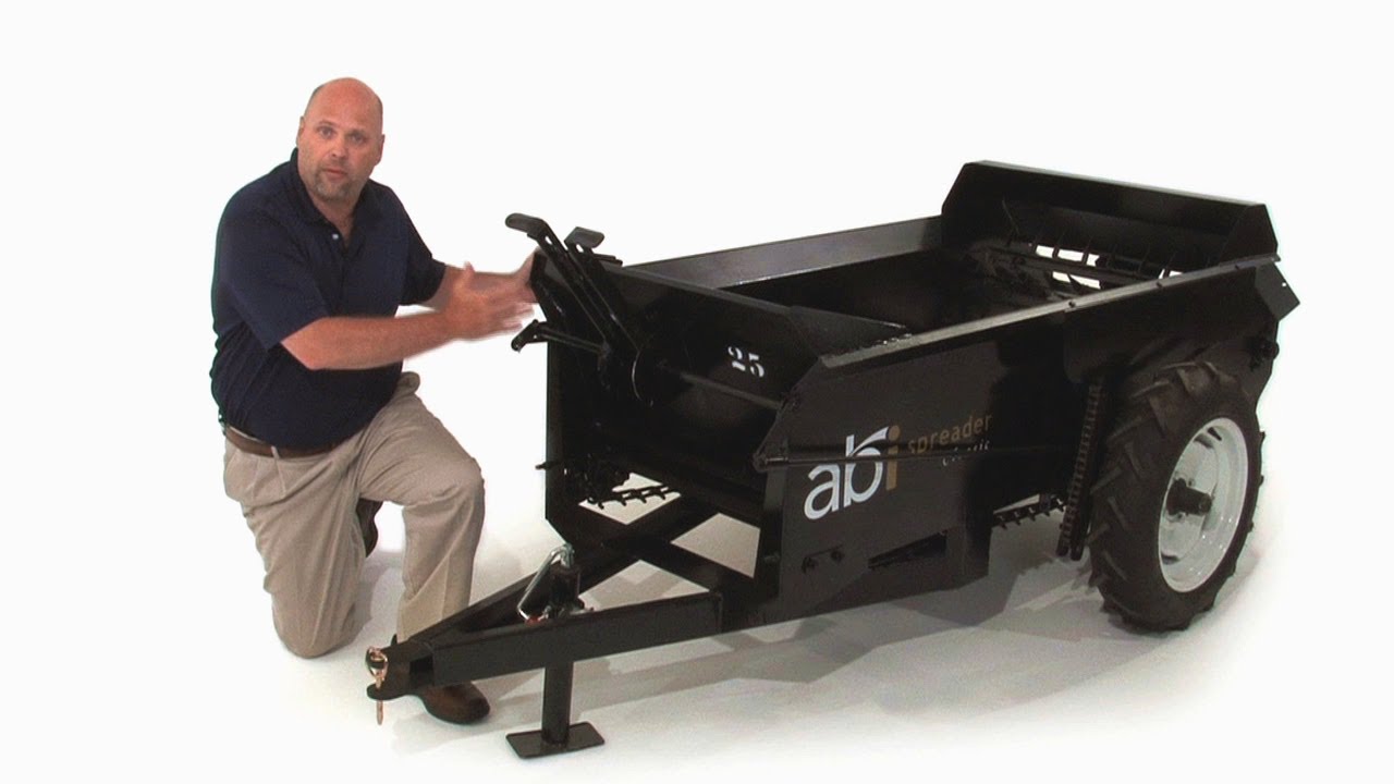 Ground Drive Classic Manure Spreader - Product Details - By ABI - YouTube