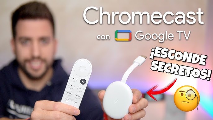 Chromecast con Google TV (HD) Snow - Transmite entretenimiento a tu  televisor con el mando por voz - Ve películas y series en HD - Chromecast  en francés : : Electrónica