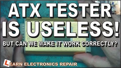 This ATX PSU Tester Analyser is USELESS!! Let