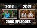 2000 episodes of gmm in one 20122021 timelapse