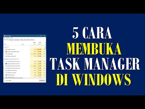 5 Cara Membuka Task Manager di Windows 7, 8 dan 10