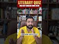 Literary Quiz #1 | UGC NET English Practice Question 🔥