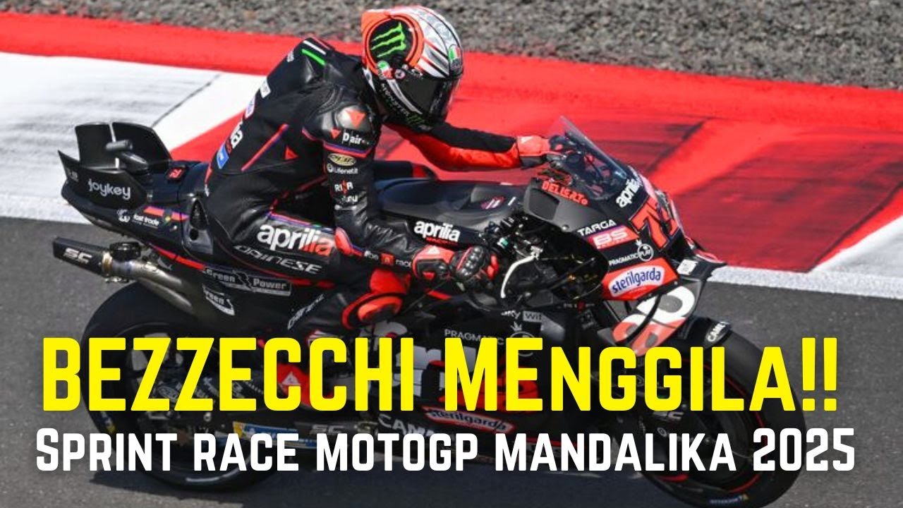 Hasil SPRINT RACE MotoGP Mandalika 2025 Marco Bezzecchi | Juara Marc ...