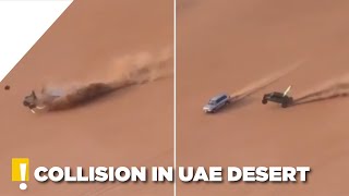 Dune Buggy & SUV Collision in Abu Dhabi Desert
