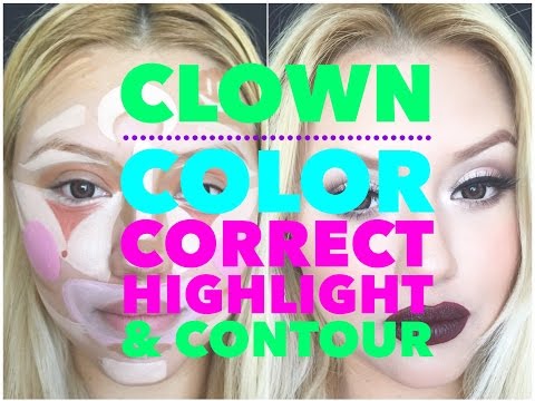 Clown Color Correct Highlight & Contour