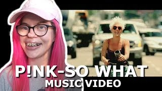 P!nk - so what (music video reaction) | sisley reacts