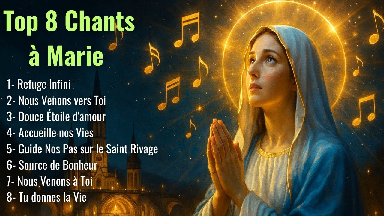 8 Chants puissants à Marie pour prier avec le cœur | Louange & Méditation chrétienne