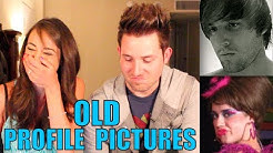 REACTING TO OLD PROFILE PICTURES!