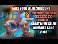 make your selfie sing || trending selfie to song || how to edit video photo to sing || selfie sing