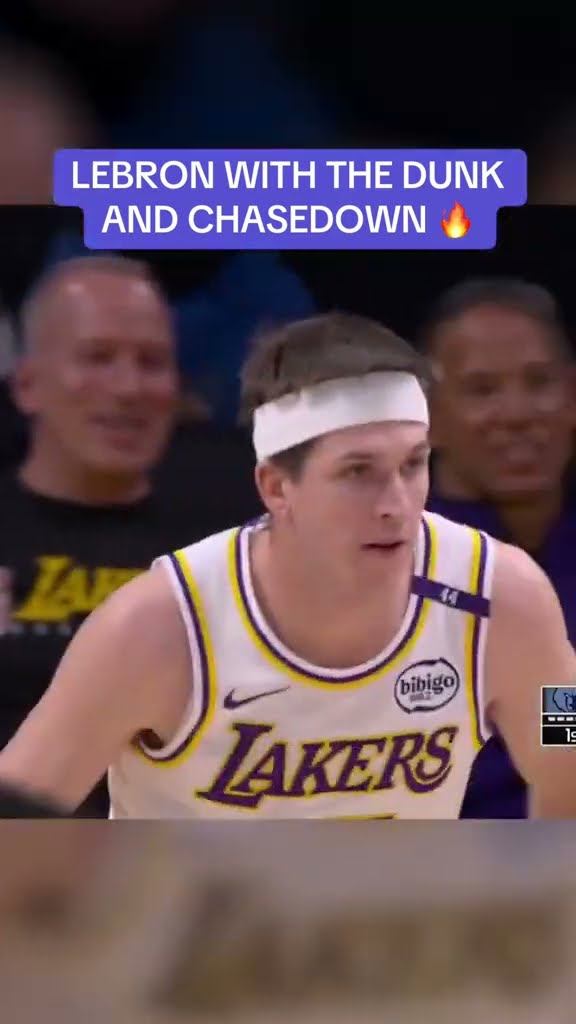 LeBron with the dunk and chasedown block ?