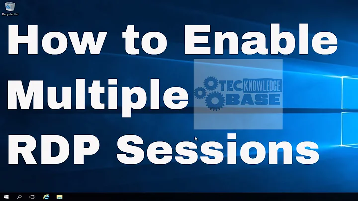 How to Enable Multiple RDP Sessions in Microsoft Windows Server