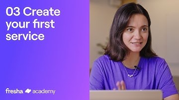How to create a service | Fresha Academy