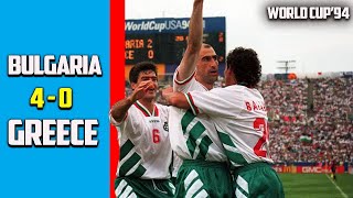 Bulgaria vs Greece 4 - 0 Highlight Group Stage World Cup 1994 HD