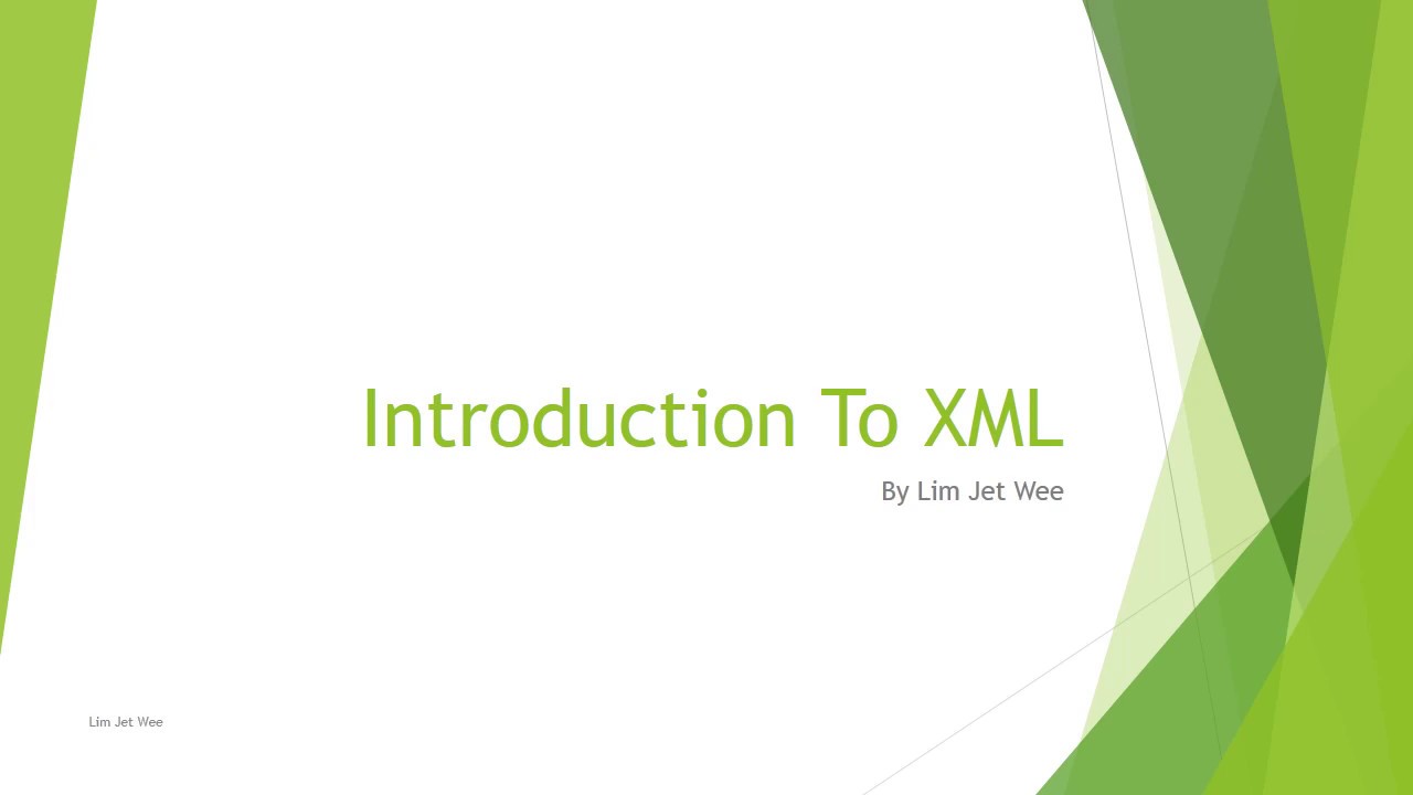 eXtensible Markup Language (XML) - YouTube