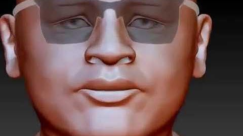 Thiết kế 3D tượng người - HT. THÍCH VIÊN LÝ (vẽ nháp)