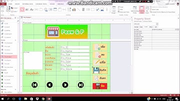 Access การสร้างปุ่มเพิ่ม ลบ แก้ไข บันทึก ด้วยโค้ด VBA