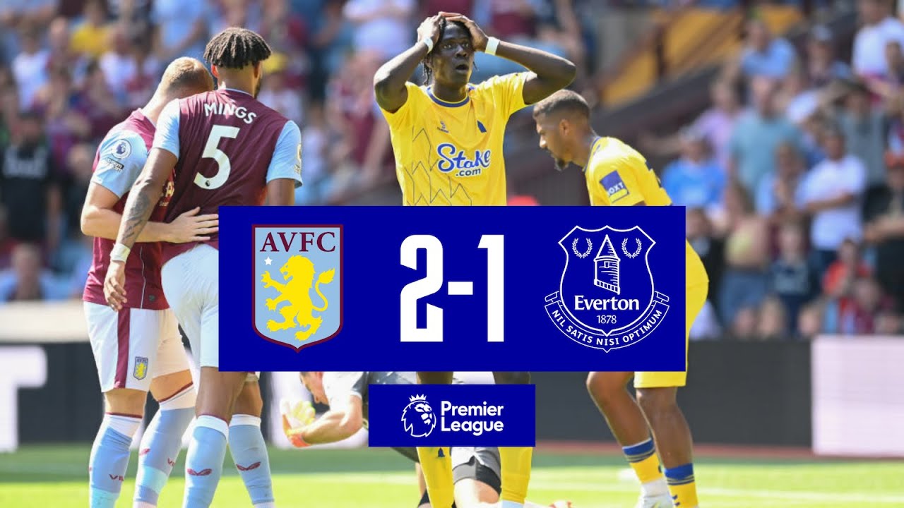 ASTON VILLA 2-1 EVERTON | Premier League highlights