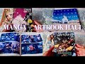 Vlog manga haul  artbook flip through  forbidden planet solo leveling tokyo ghoul