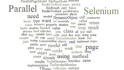 Running Selenium In Parallel With Any .NET Unit Testing Tool