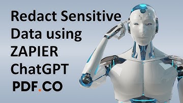 Redact Sensitive Information with ChatGPT, PDF.co & Zapier