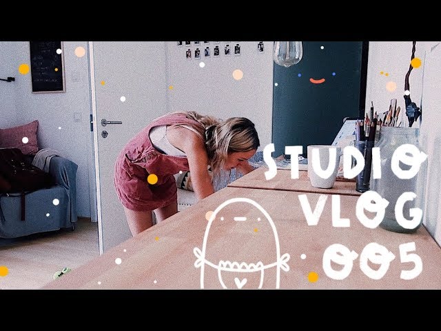 STUDIO VLOG 005 | HOW I USE PROCREATE, WATERCOLOR PAINTING SESSION & PACKING ORDERS