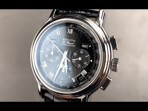 Zenith Chronomaster El Primero MoonPhase Triple Calendar Watch