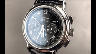 Zenith Chronomaster El Primero Triple Calendar 02.0240.410/21 Zenith Watch Review