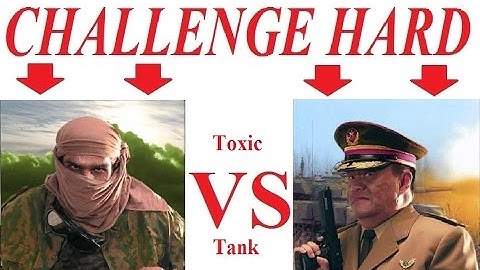 🔴 C&C Generals Zero Hour - Challenge Hard - 1 - Toxic vs Tank 🔴