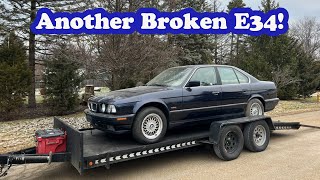 I Bought Another NonRunning E34 525i BMW.... Some Assembly Required