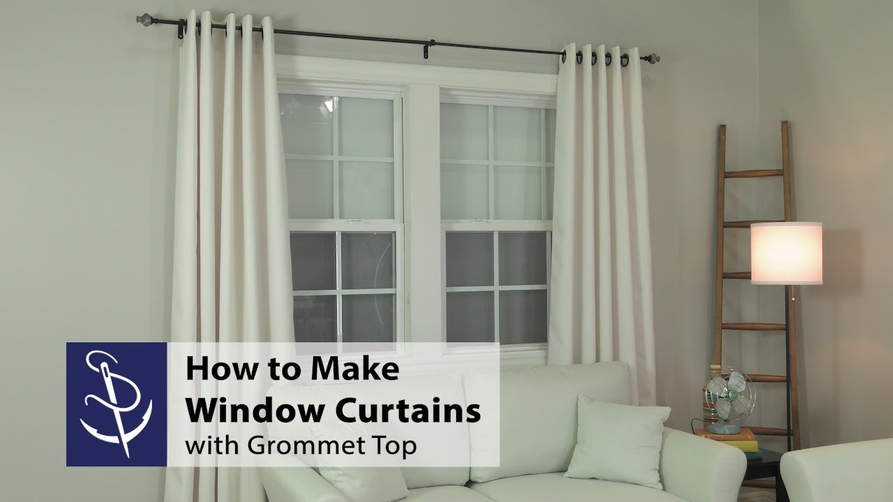 Window Curtain With Grommet Top