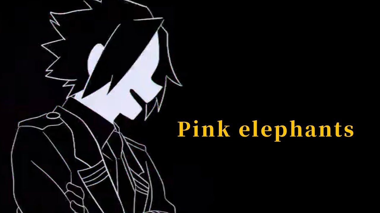【bnha】 Pink elephants meme (Kaminari denki, Traitor Denki AU)