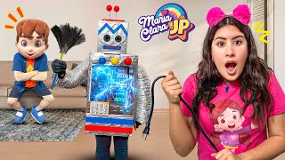  Maria Clara e JP em apuros com o robô doidão! 🤖 