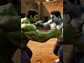 हरा हल्क v/s सफेद हल्क। Hara hulk v/s white hulk | #aivideo #shots #hulkshorts #viral /