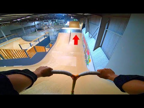 MINI MEGA RAMP Vs PRO SCOOTER TRICKS! *NEW TRICK*