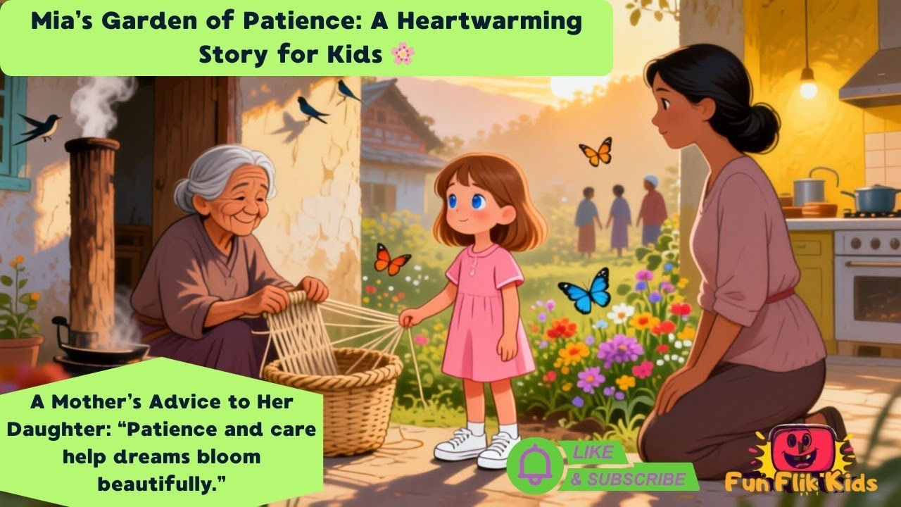 Mia’s Garden of Patience: A Mother’s Advice to Her Daughter | Kids Moral Story