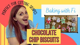 Chocolate Chip Biscuits - Baking with Fi [Easy recipes for kids to bake]