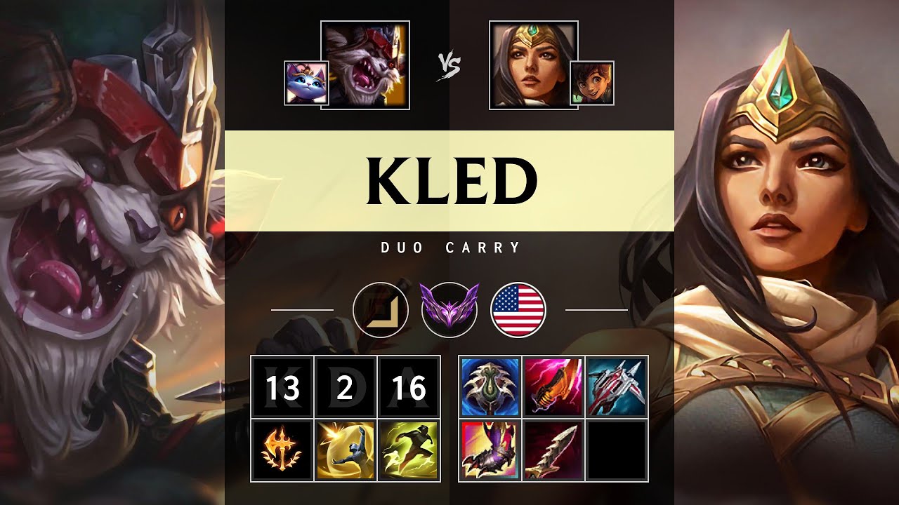 Kled ADC vs Sivir - NA Master Patch 25.12