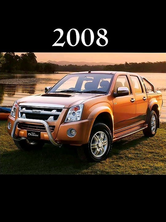 Evolution Of Isuzu D-MAX Pickup (2002-2023)#evolution #isuzu #d-max #2023 #shorts #fyp #truck