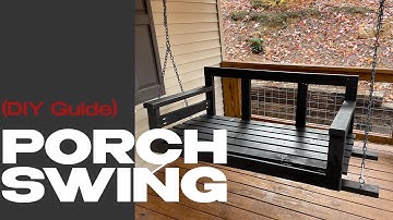 HOW TO Build a Porch Swing | Kreg Tips | DIY Guide | #woodworking #swing #diy