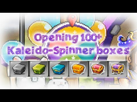 [MapleStory]: Opening 100+ Kaleido-Spinner Boxes - YouTube